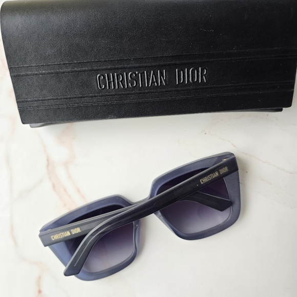 Dior DiorMidnight S1I Square Sunglasses, 53mm, Blue - Picture 2 of 11